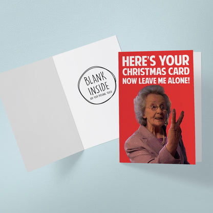 Gavin & Stacey Doris Christmas Card: "Here's your Christmas card!"