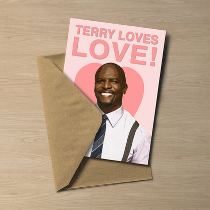 Terry Jeffords Valentine's Card – “Terry Loves LOVE” | Brooklyn Nine-Nine