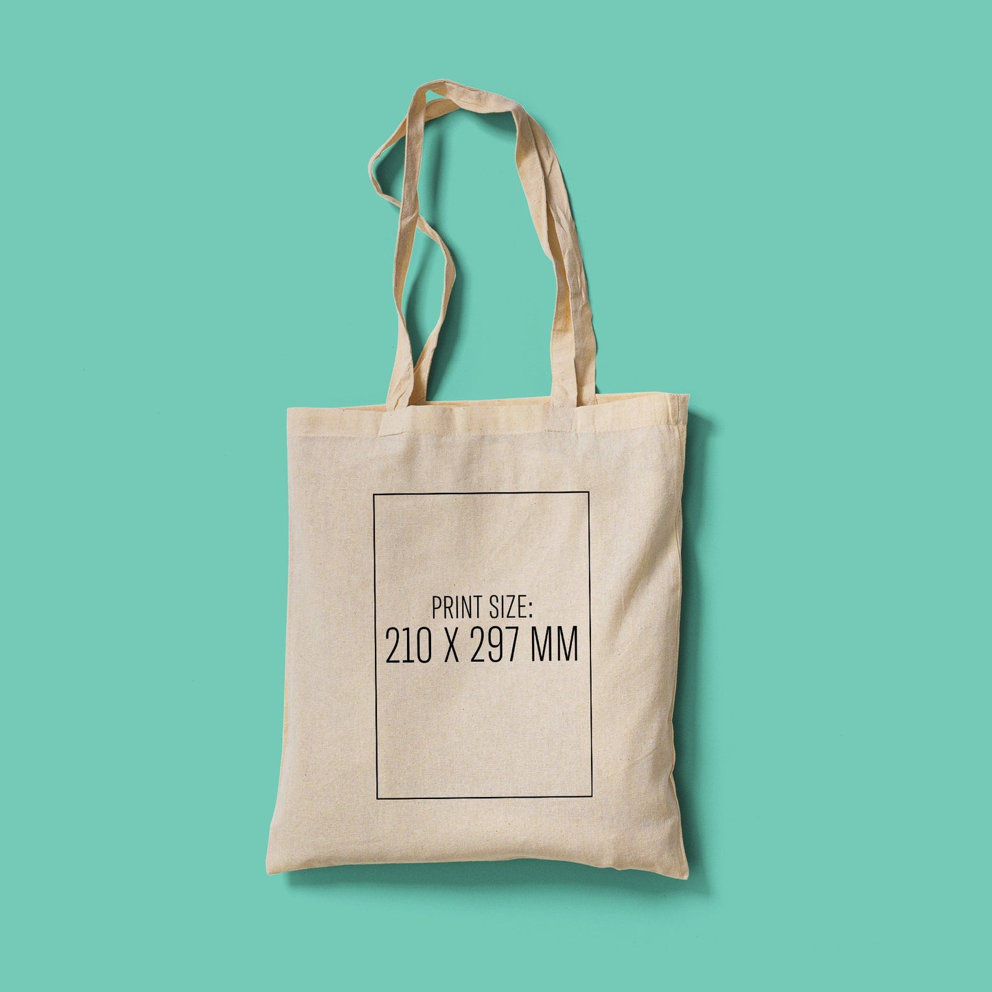 Personalised Tote Bag with Custom Photo or Text Printing