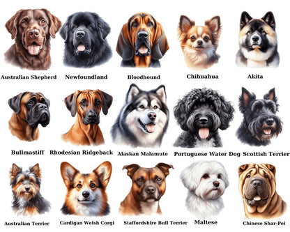 Personalised Dog Mug Custom Breed Portrait and Name