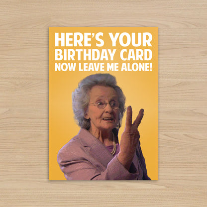 Gavin & Stacey - Doris Birthday Card