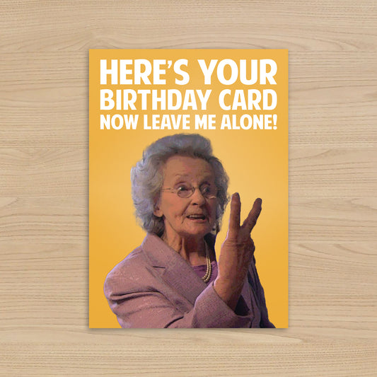 Gavin & Stacey - Doris Birthday Card