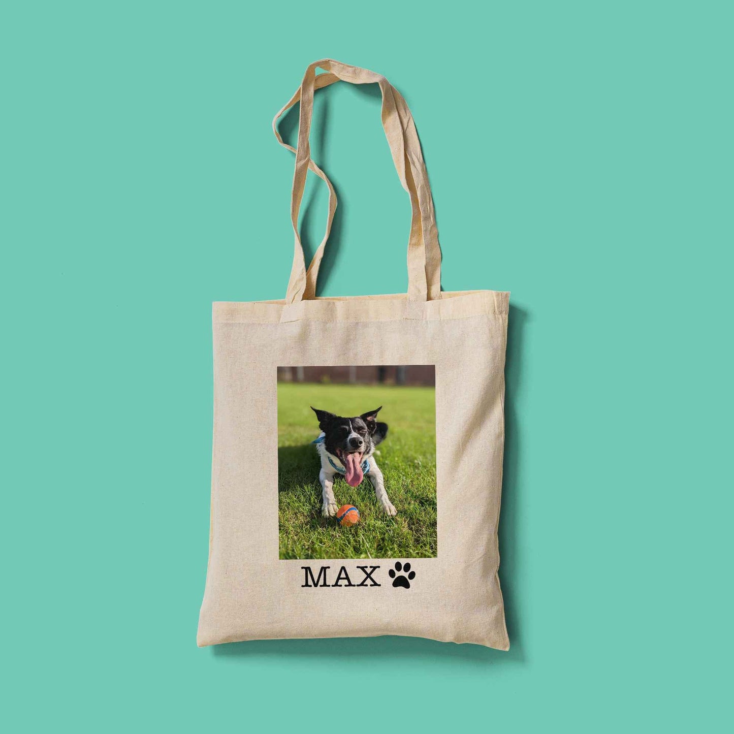 Personalised Tote Bag with Custom Photo or Text Printing