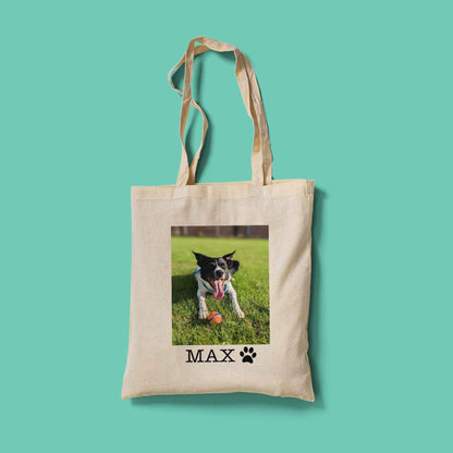 Personalised Tote Bag with Custom Photo or Text Printing