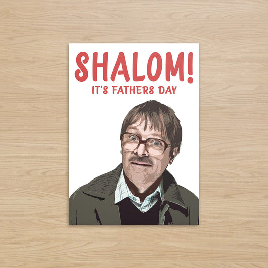 Jim Friday Night Dinner Father’s Day Card – Shalom It’s Father’s Day