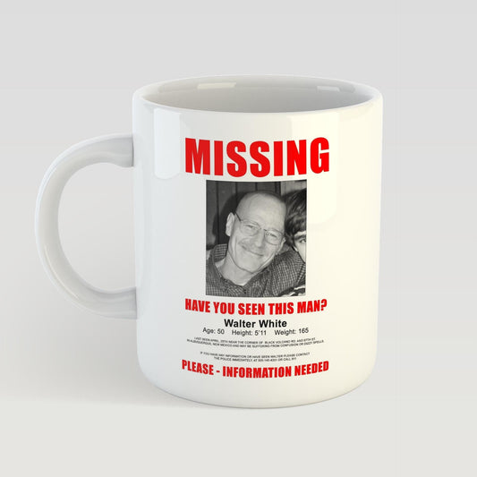 Breaking Bad - Missing flyer Mug, Heisenberg, Walter White mug