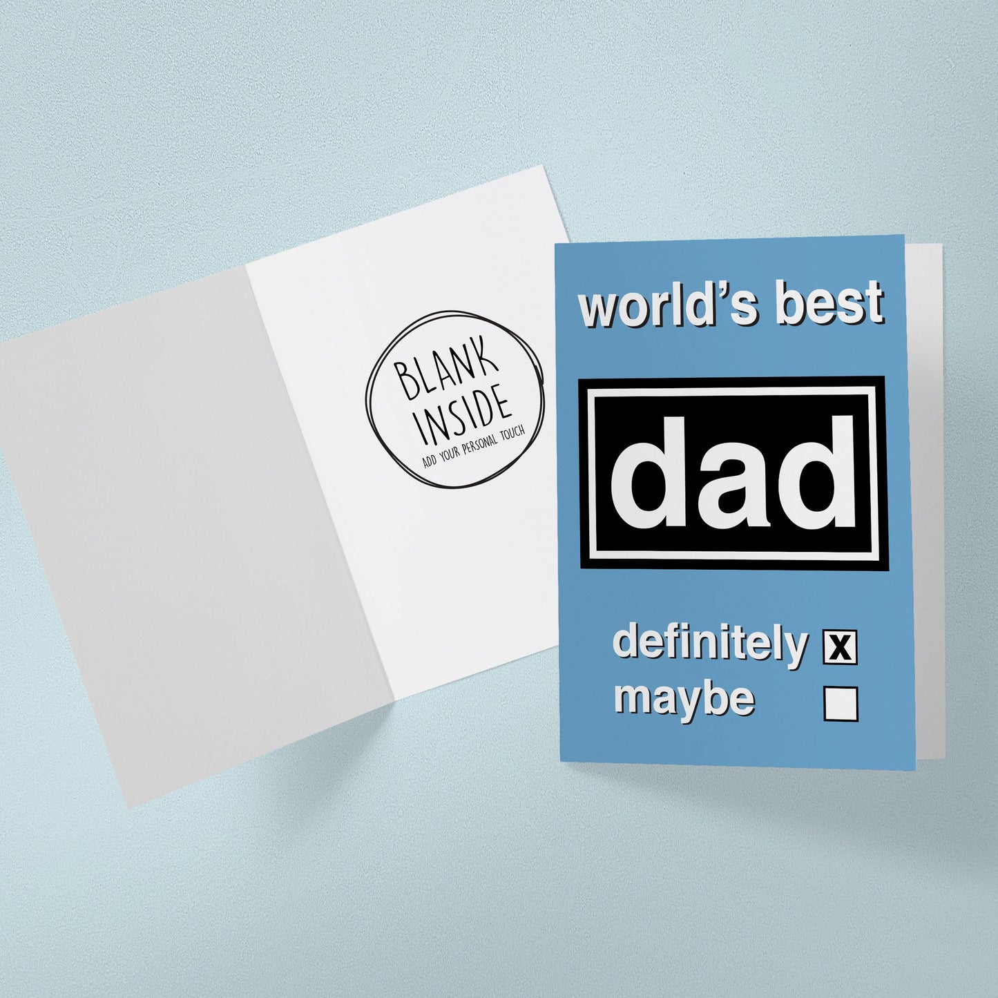 Oasis World’s Best Dad Card | Definitely Maybe