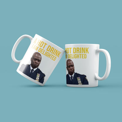 Brooklyn Nine-Nine Captain Holt I Am Delighted Ceramic Mug 11oz