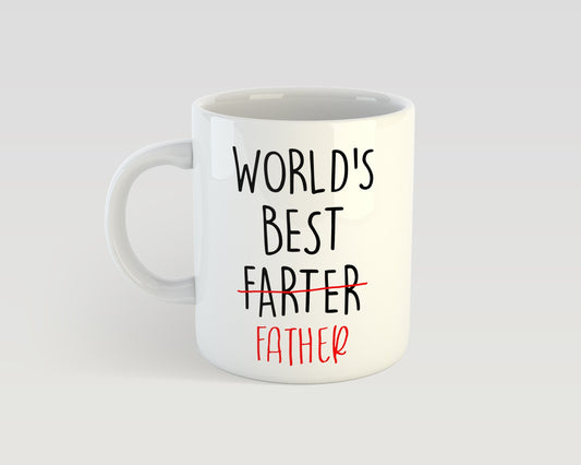World's Best Farter Mug | Funny Father’s Day Gift