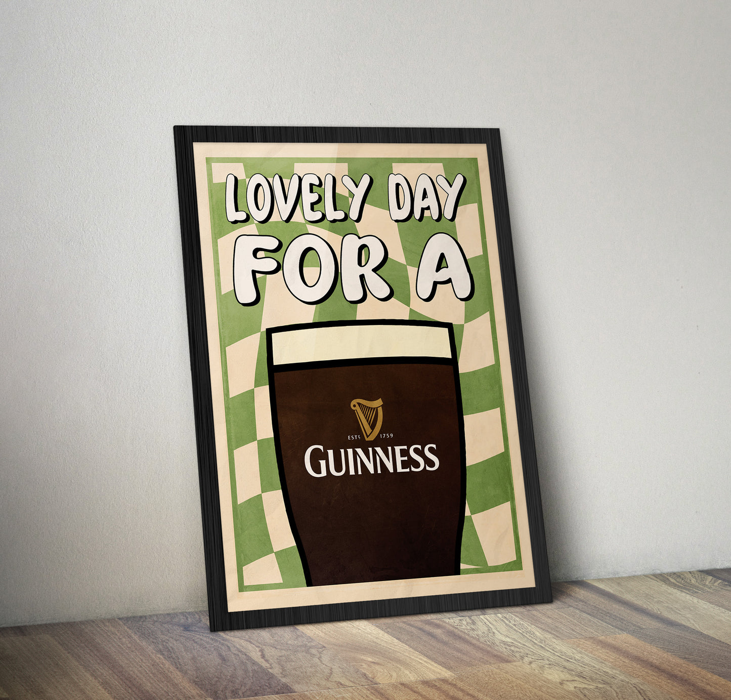 Lovely Day For A Guinness Poster