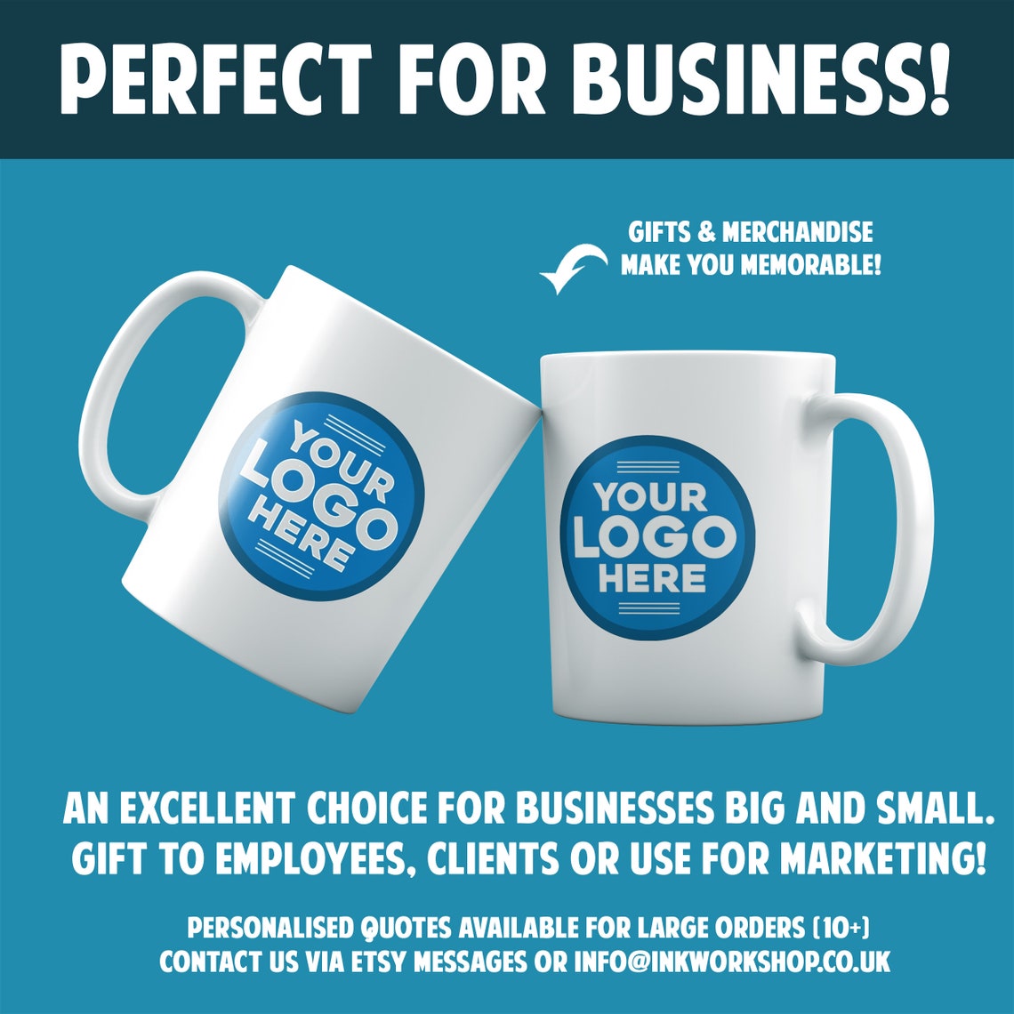 Create Your Own Mug - Any Logo, Text / Image