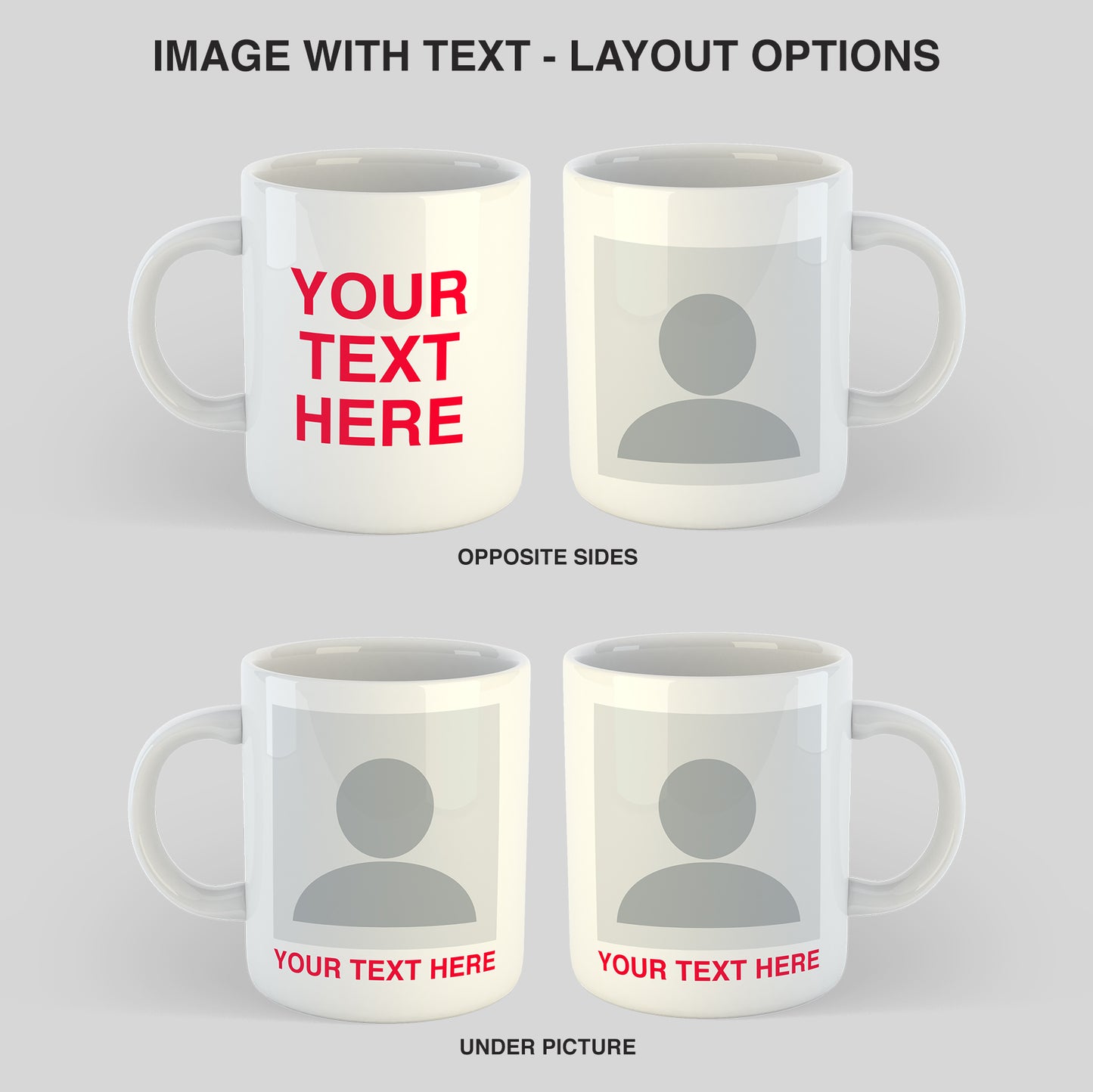 Personalised Photo Mug - Add Any Text or Photo - 11oz (325ml) - Unique Gift Idea