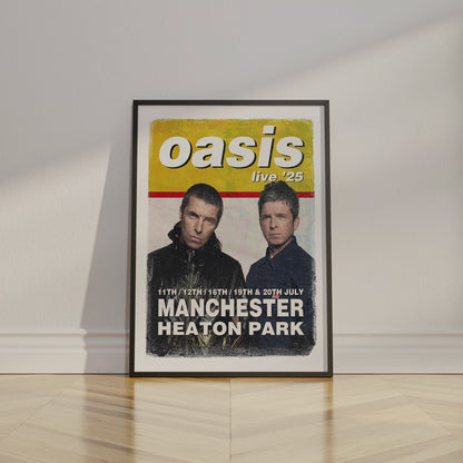 Oasis Heaton Park '25 poster