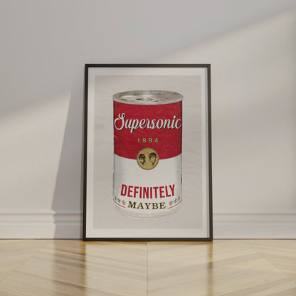 Oasis Poster - Supersonic Pop Art Style Print