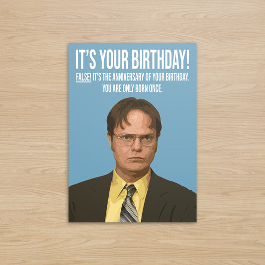 The Office - Dwight Schrute Birthday Card