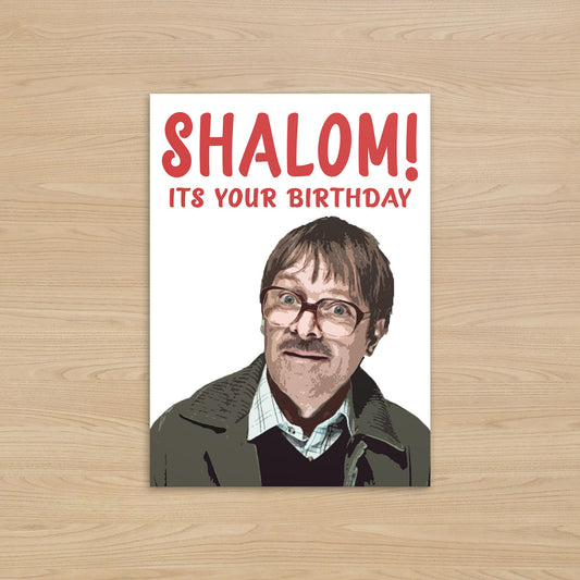 Friday Night Dinner Card | Jim Shalom Its Your Birthday!
