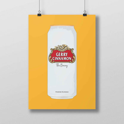 GERRY CINNAMON Pop Art Poster