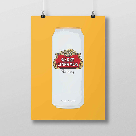 GERRY CINNAMON Pop Art Poster