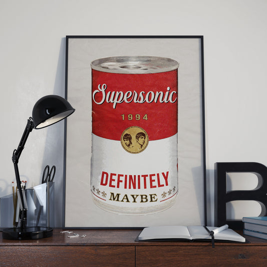 Oasis Poster - Supersonic Pop Art Style Print