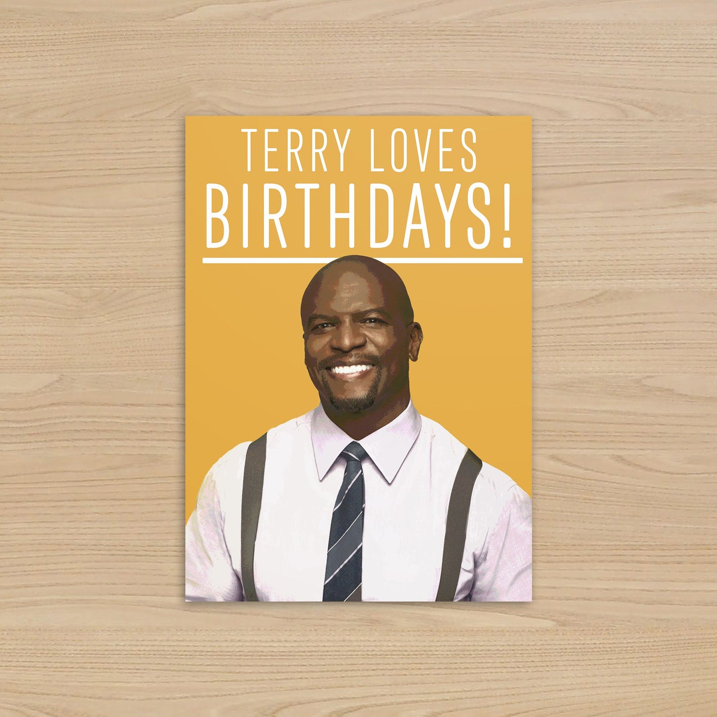 Terry Jeffords Birthday Card | Terry Loves Birthdays