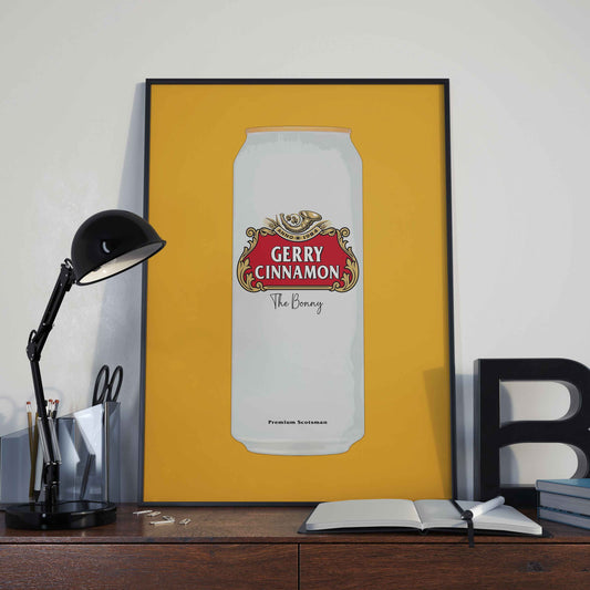 GERRY CINNAMON Pop Art Poster