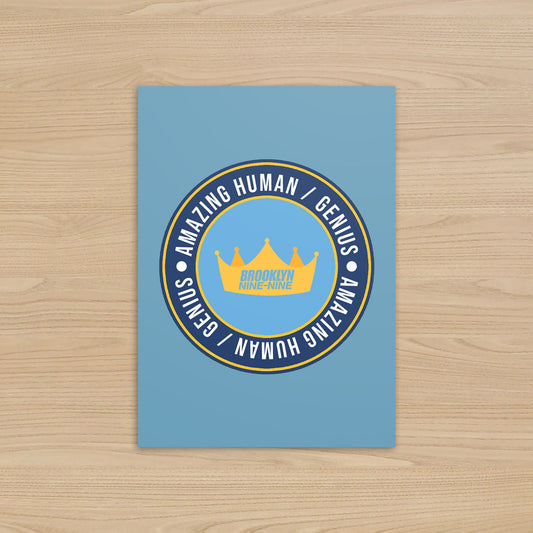 Brooklyn Nine Nine, Amazing Human/Genius Card