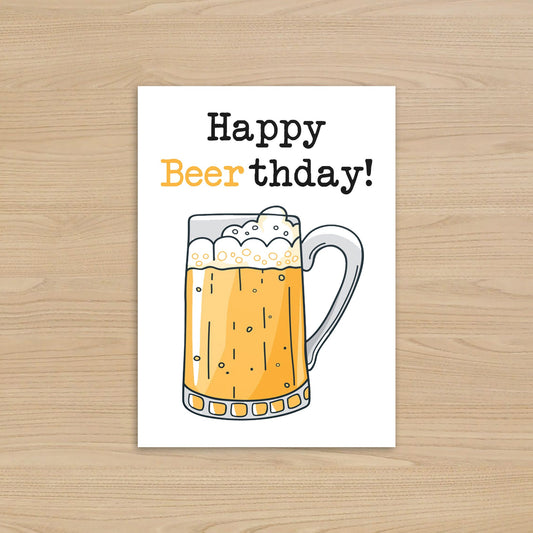 Happy BEERthday Card